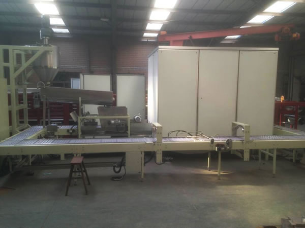 Equipos de procesamiento de barritas de cereales con chocolate